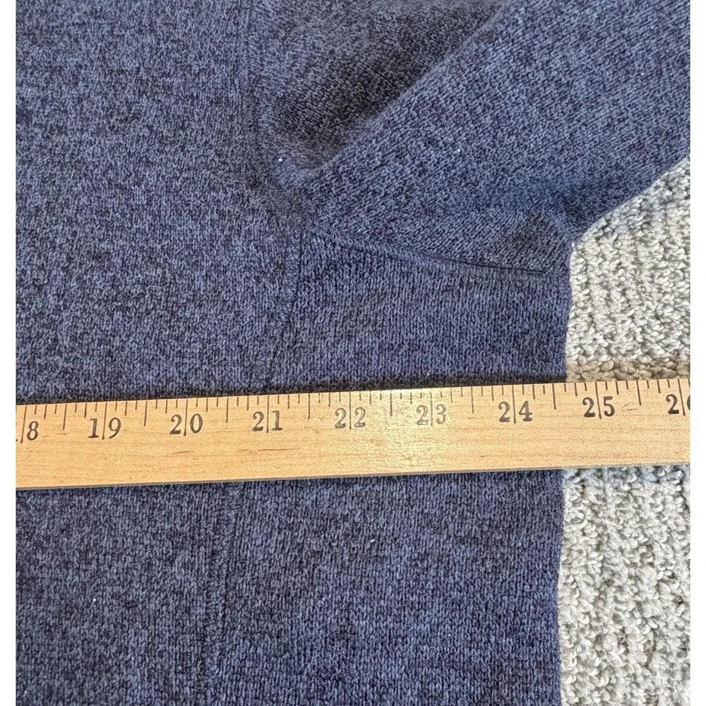 Woolrich 1/4 Zip Pullover Fleece Sweater Mens XL‎ Heather Blue Pockets